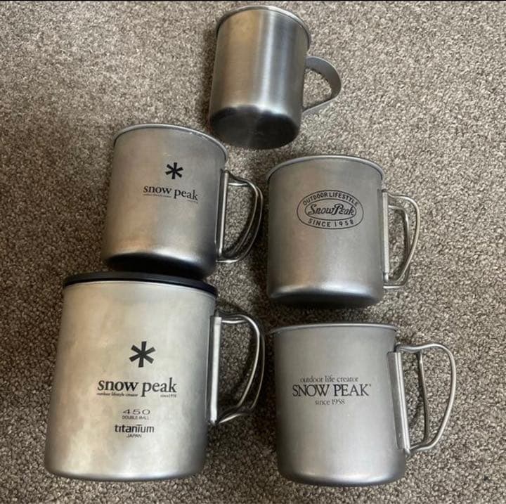 スノーピーク   チタンシングルマグ  チタンシングルマグ  セット