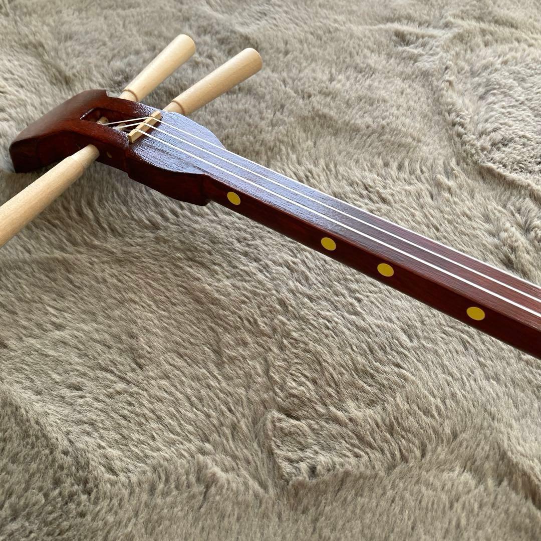 ウッド三線　ほぼ新品　美品　木製