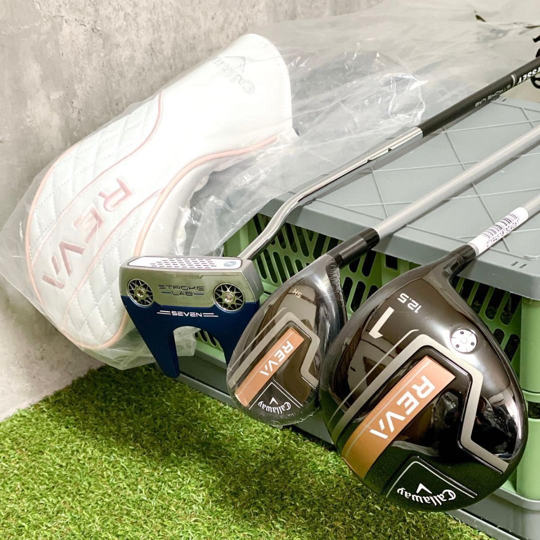 ほぼ未使用 キャロウェイ REVA レディースゴルフ9本セット 初心者 かわいい