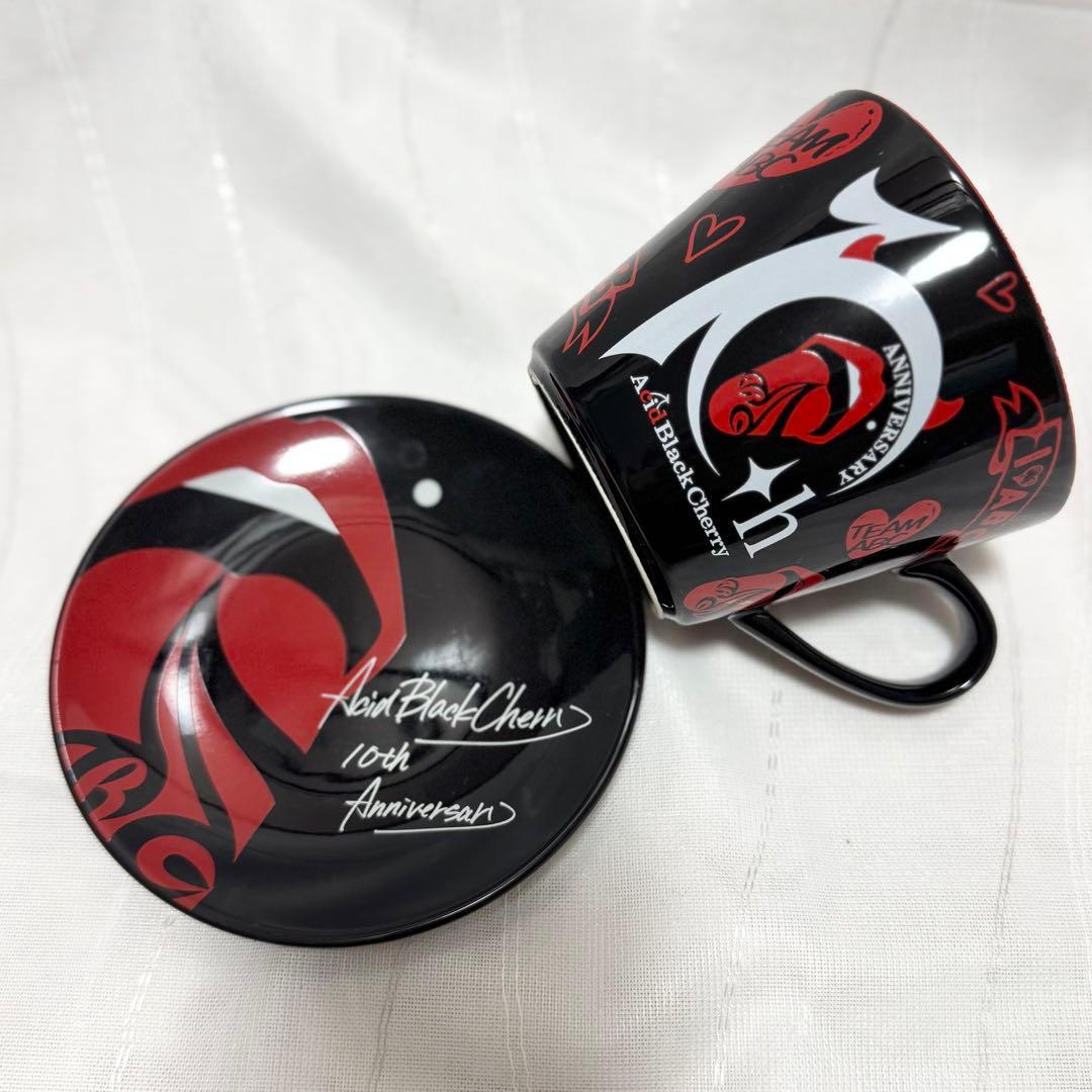 Acid Black Cherry 10周年 カップ＆プレート 赤＆黒セット