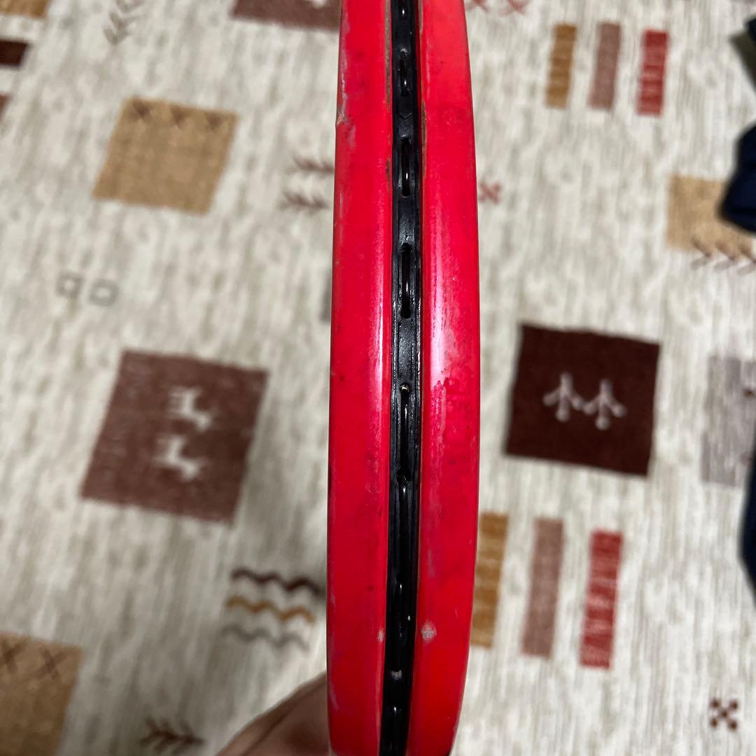 YONEX ナノフォース8Vレブ フレイムレッド UL1 美品 廃盤カラー