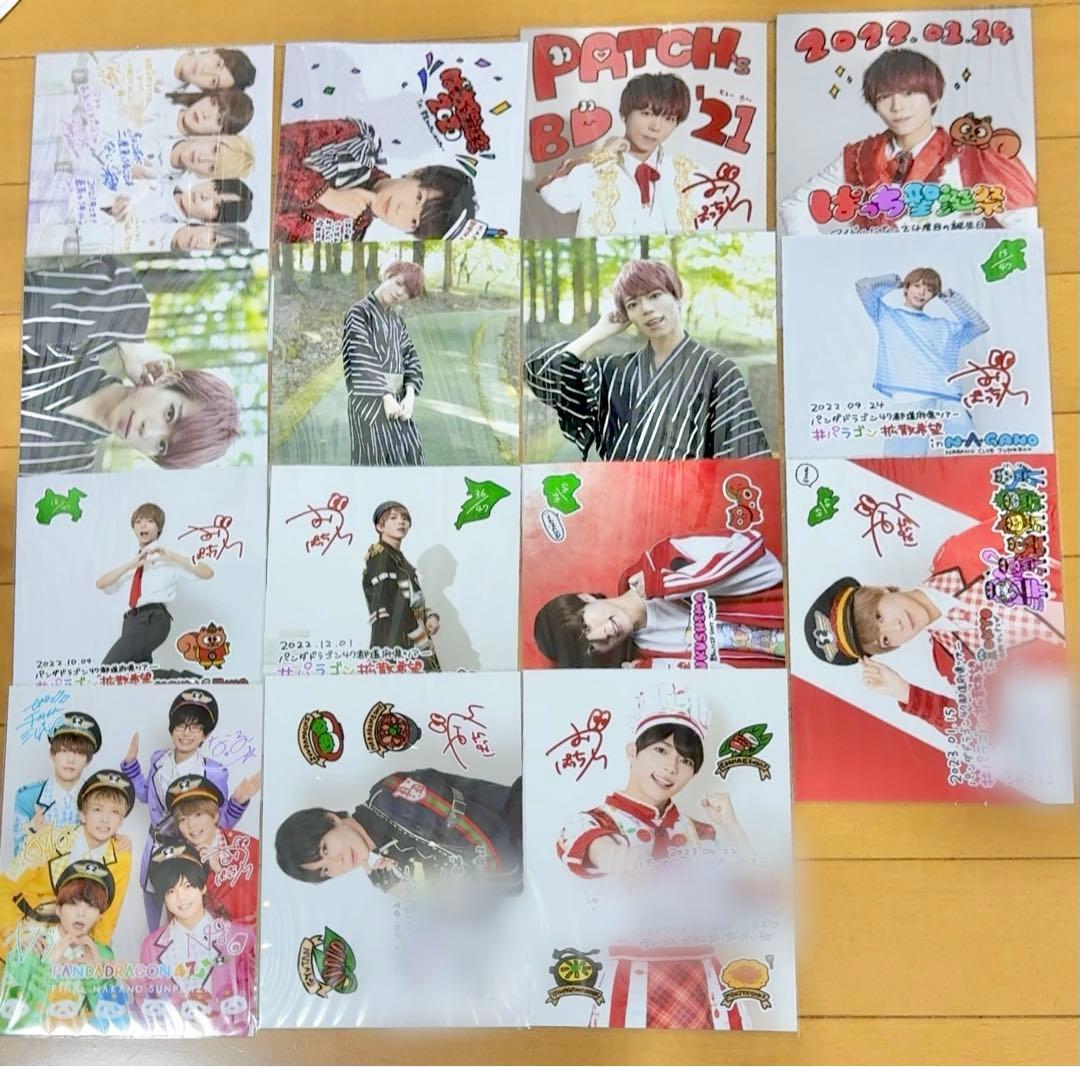 パンダドラゴン ぱっち アクスタ 落書き チェキ ハピカ 2L ぬいぐるみ