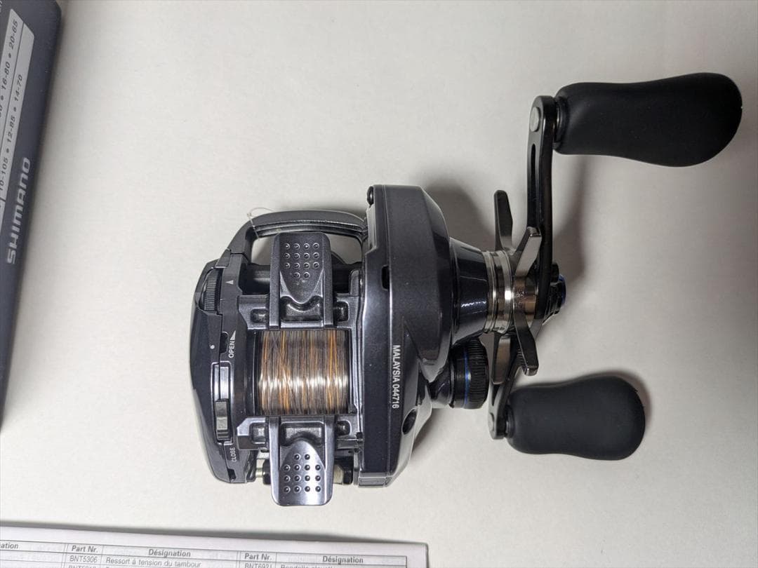 【BB交換済み】シマノ ２２SLX DC XT 71HG 左巻き