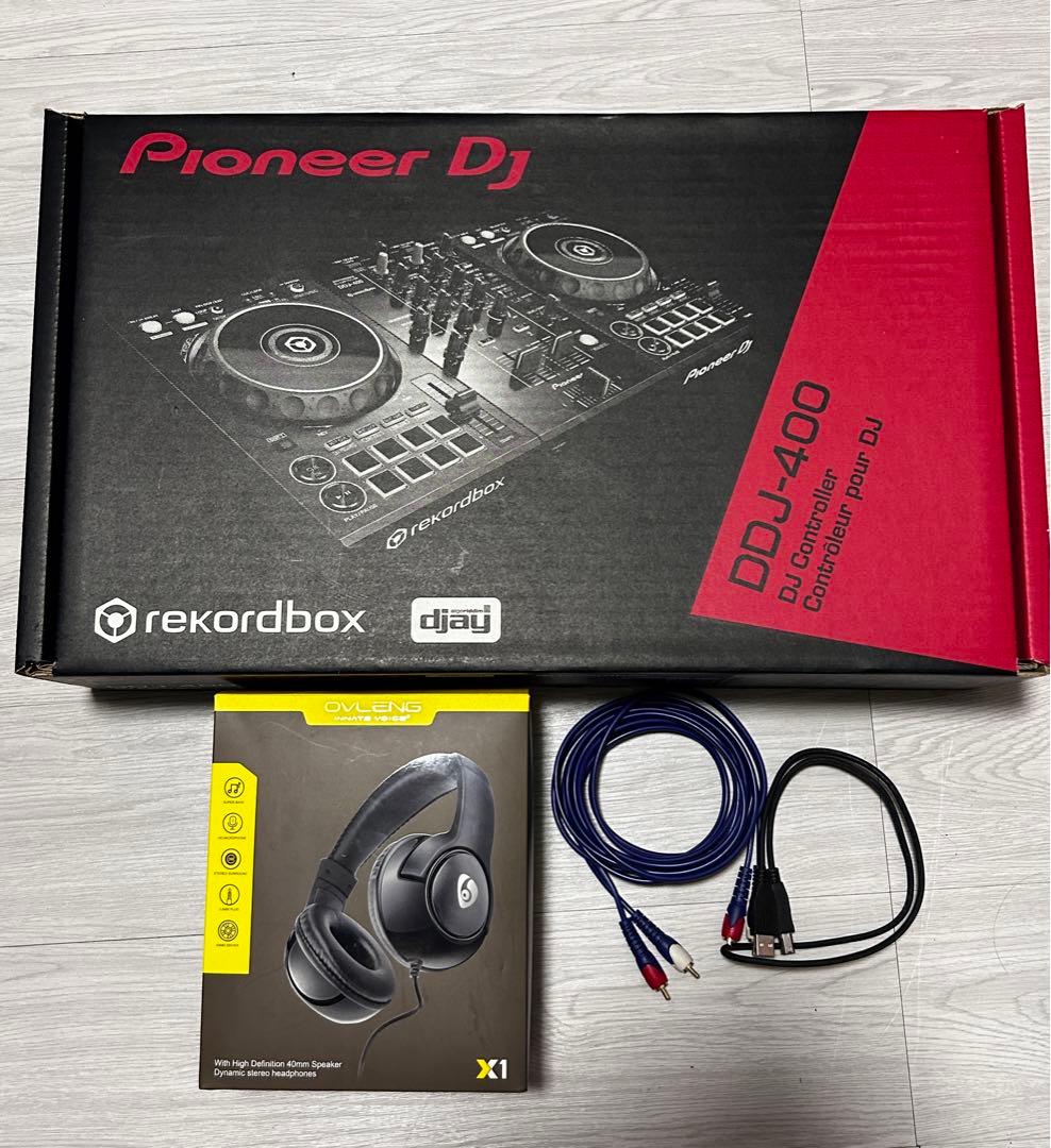 Pioneer DJ DDJ-400 ヘッドフォン付き