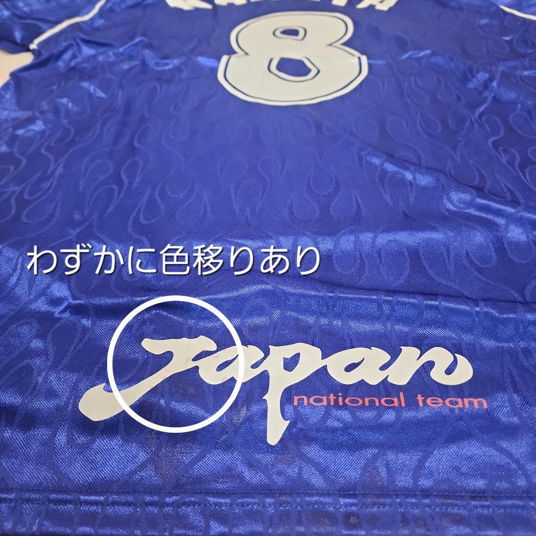 n*8様 98W杯 日本代表 炎 長袖ユニフォーム 中田英寿 #8 新品未使用タ