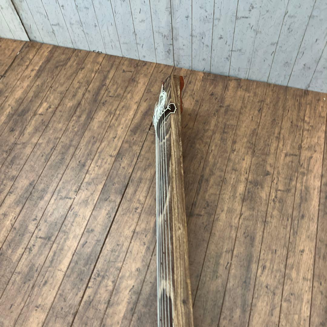 昭和レトロ すだれ掘り 13弦 伝統琴 琴 弦楽器 和楽器 ソフトケース付き