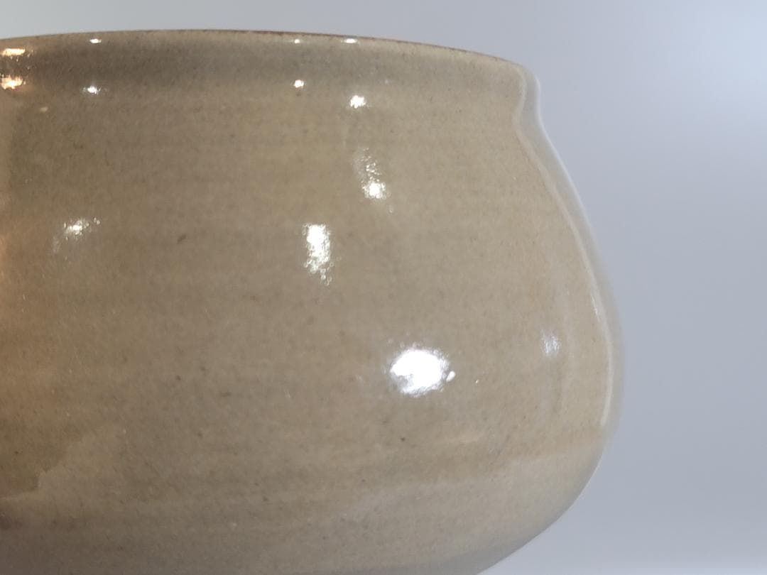 茶道具 虫明焼 むしあけ 鈴紋 茶碗 古美術 DT168