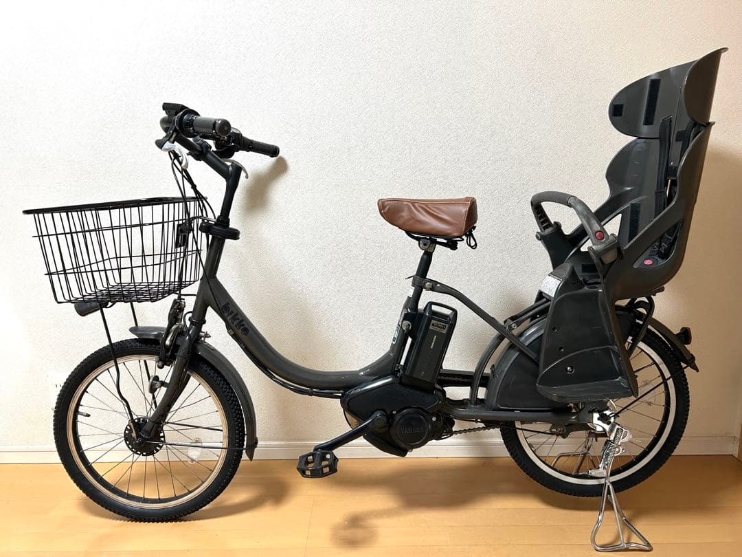 電動自転車　横浜　ブリヂストン　ビッケ　20インチ 前後タイヤ新品　子供乗せ