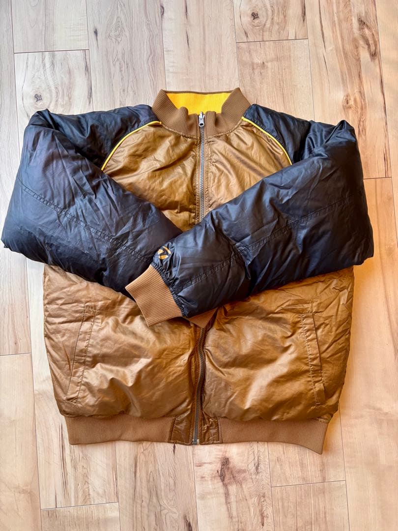 【極暖ダウン】テーラーメイド リバーシブル ゴルフジャケット サイズO LL