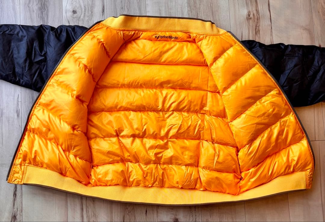 【極暖ダウン】テーラーメイド リバーシブル ゴルフジャケット サイズO LL