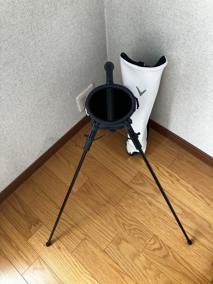 【美品】キャロウェイ スタンドクラブケース 22 JM ホワイト 3〜4本用