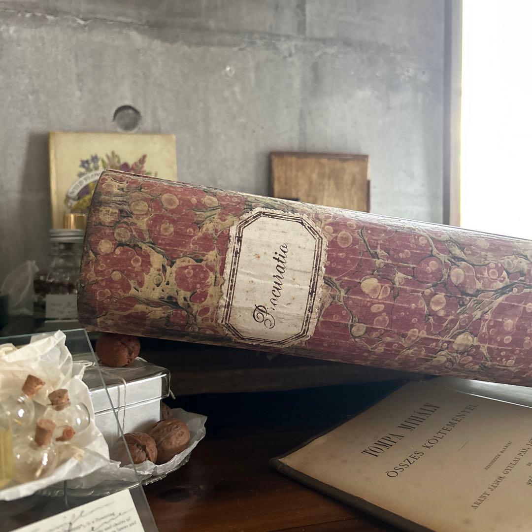 フランスアンティーク 木製 本 木箱 Krank クランクマルチェロ