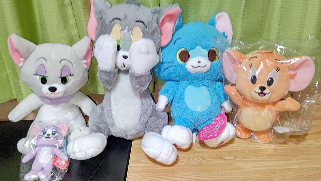 【タグ付き】トムとジェリー　ぬいぐるみセット