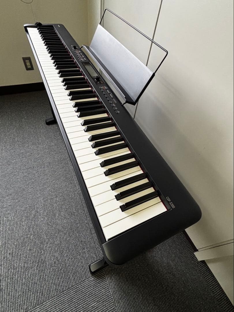 CASIO 電子ピアノ CDP-S300 22年製 フルセット 美品 カバー付