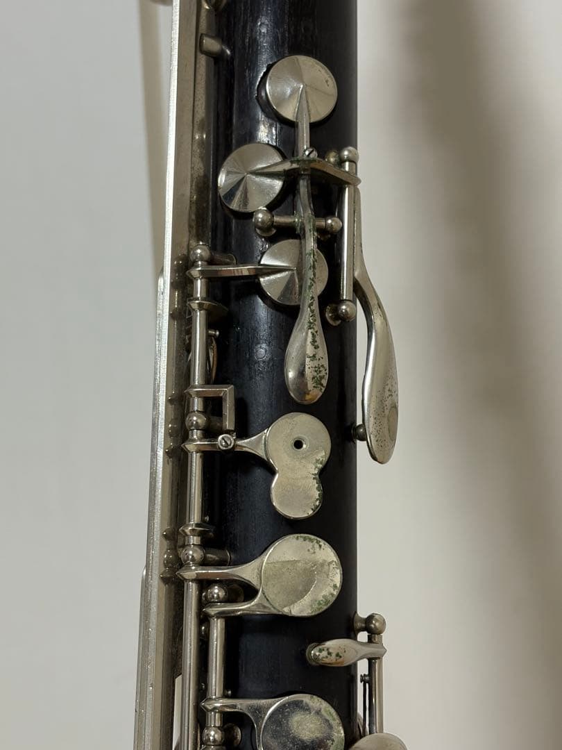 【稀少】バスクラリネット　ノブレ　ケース付き　木製（グラナディラ材）