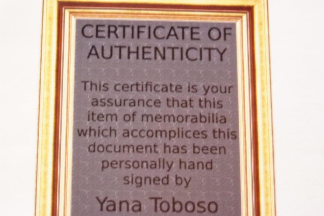 黒執事-枢やな氏の直筆サイン入りトランプカード(1)