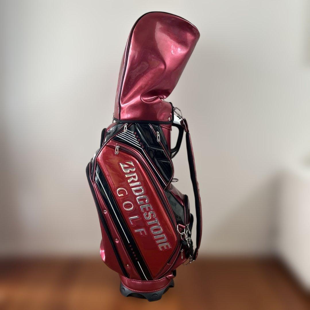 ブリヂストン　ゴルフバッグ　エナメル