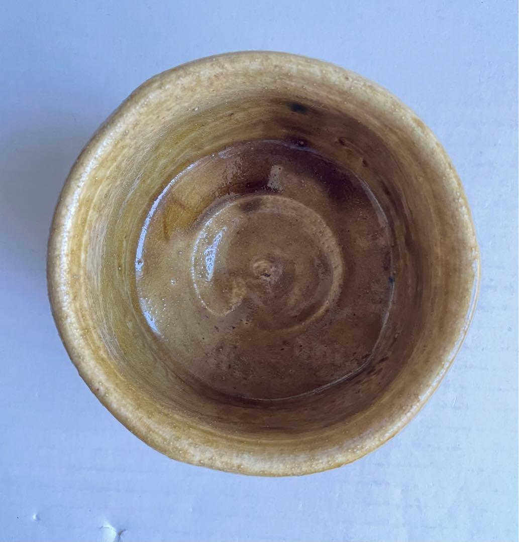 加藤釥　黄瀬戸茶碗