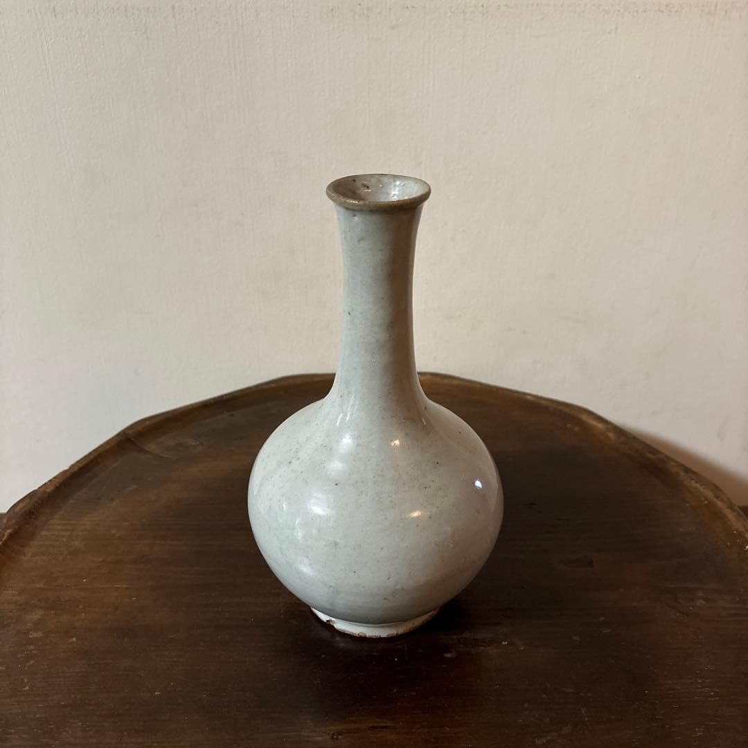 李朝白磁徳利　骨董　韓国骨董　アンティーク　古道具　白洲正子　秦秀雄　向田邦子