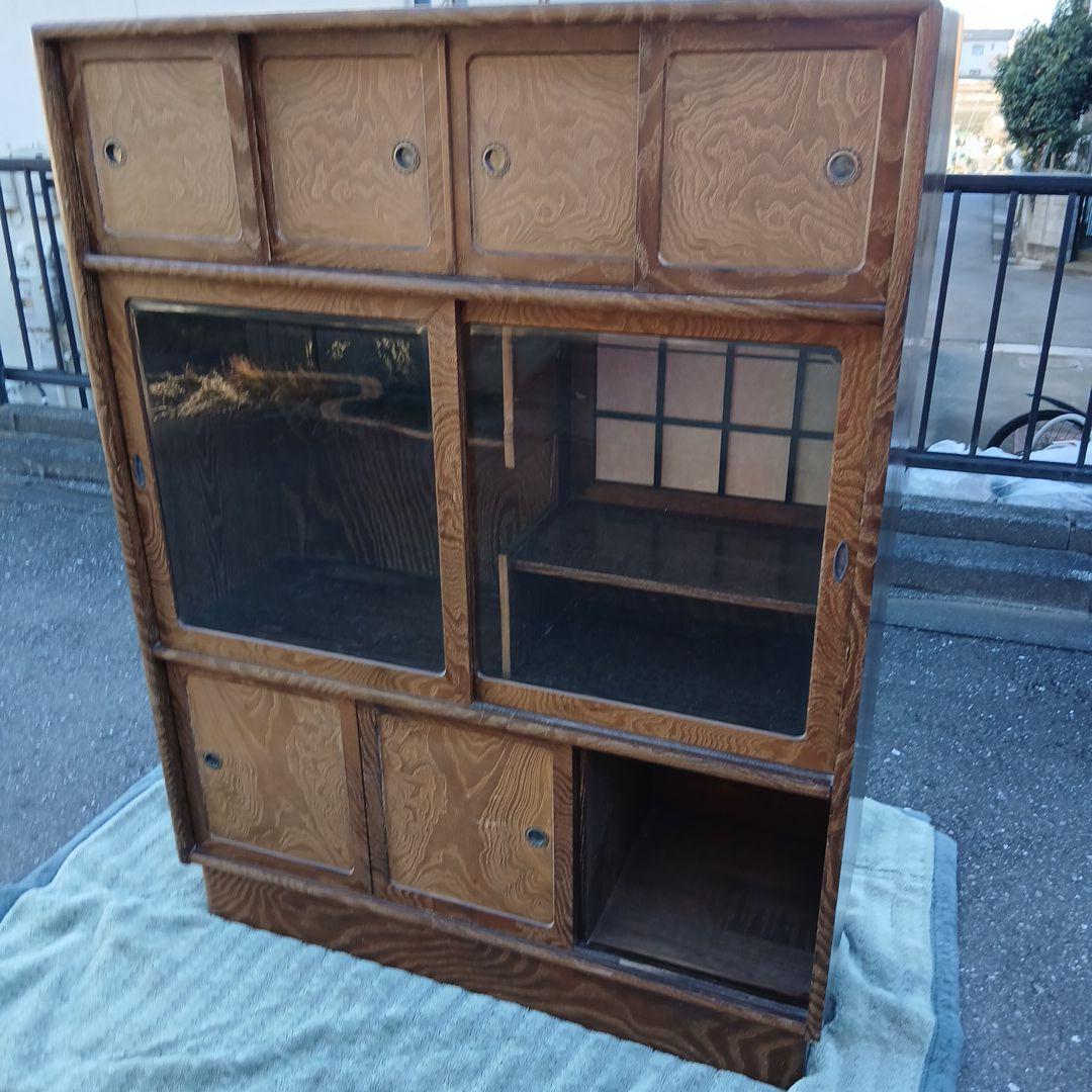 レトロ☆茶タンス 古民家 古家具☆当時物