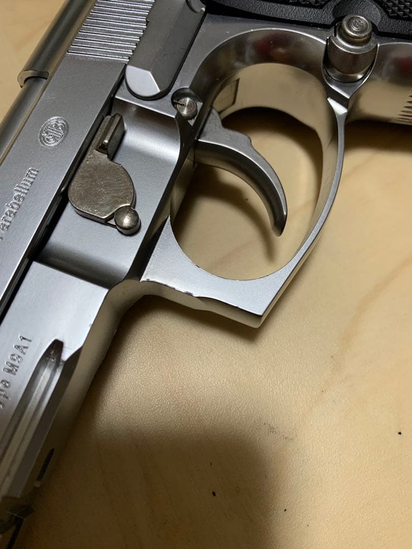 廃盤 東京マルイM9A1クロームステンレス　ガスブローバック