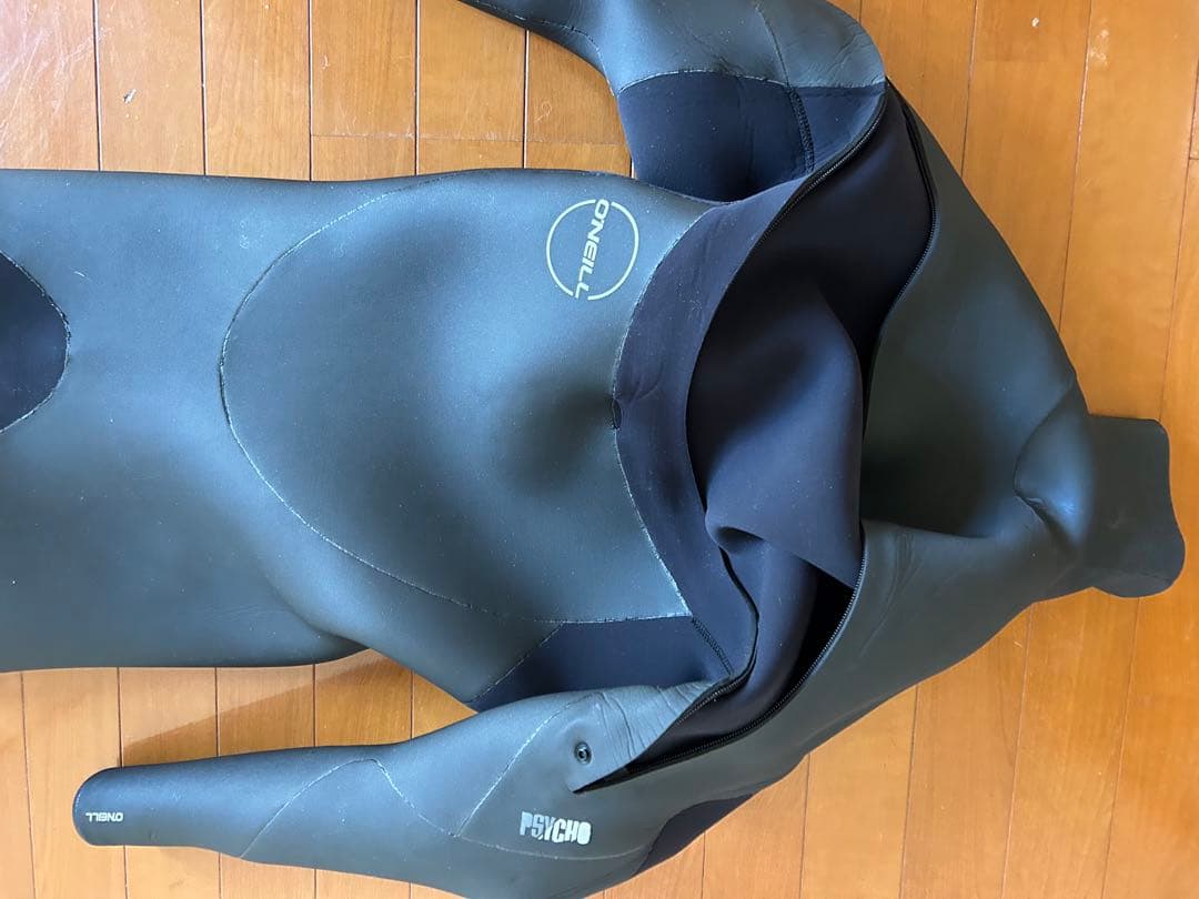 O'Neill ブラック フルスーツ ウェットスーツセミドライLサイズ