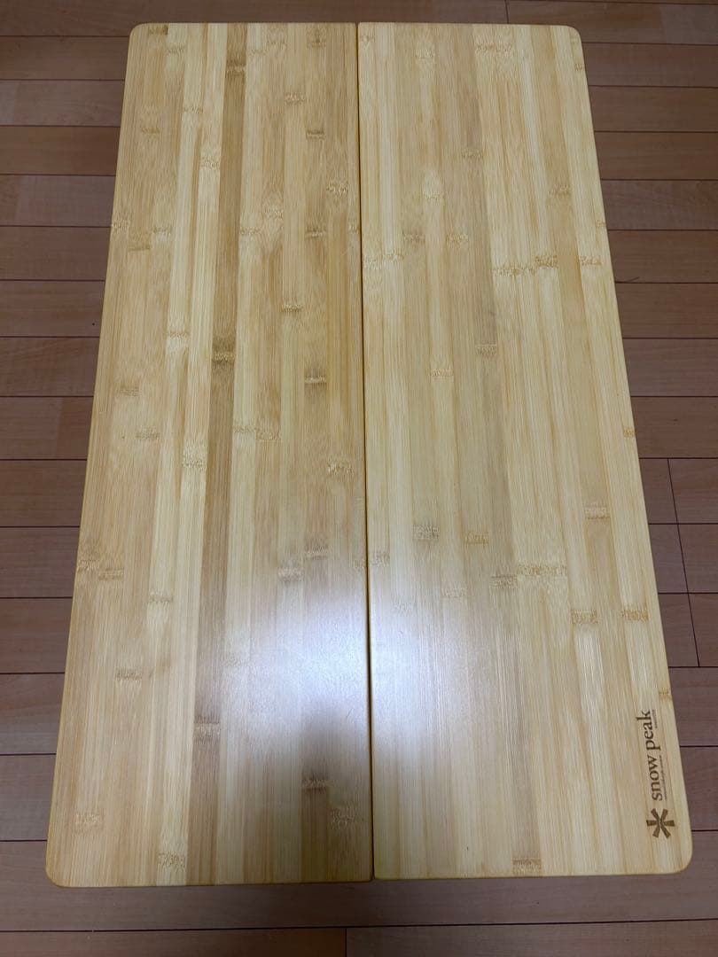 スノーピーク　ワンアクションテーブル竹　LV-100TR カバー付