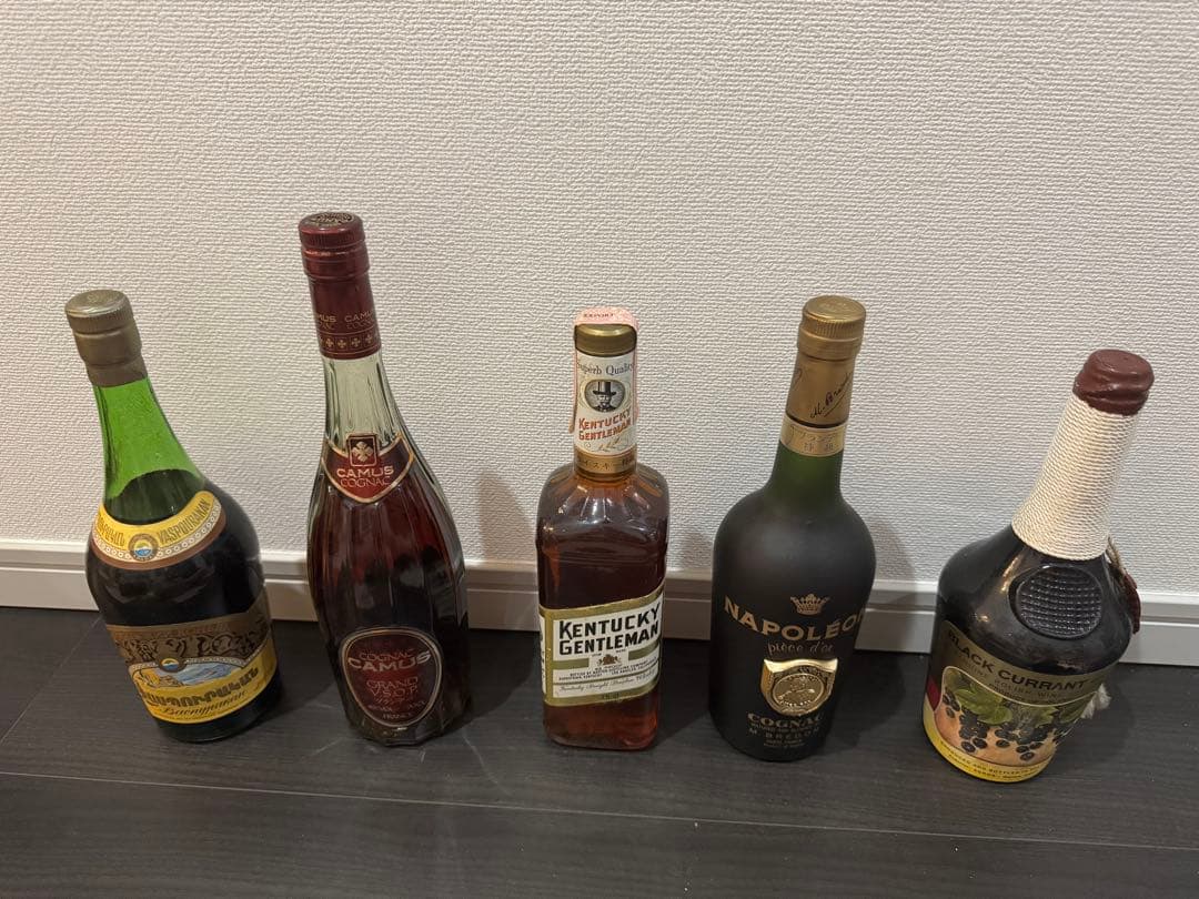 【未開封】古酒5点まとめ売りコニャック・ウイスキー