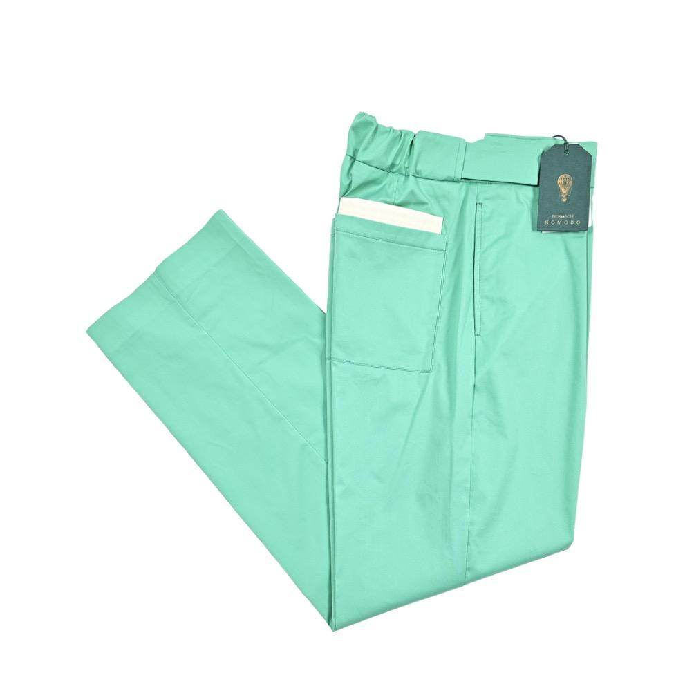 【新品・48サイズ・イタリア製】ベルウィッチ・ベルトレス イージースラックス