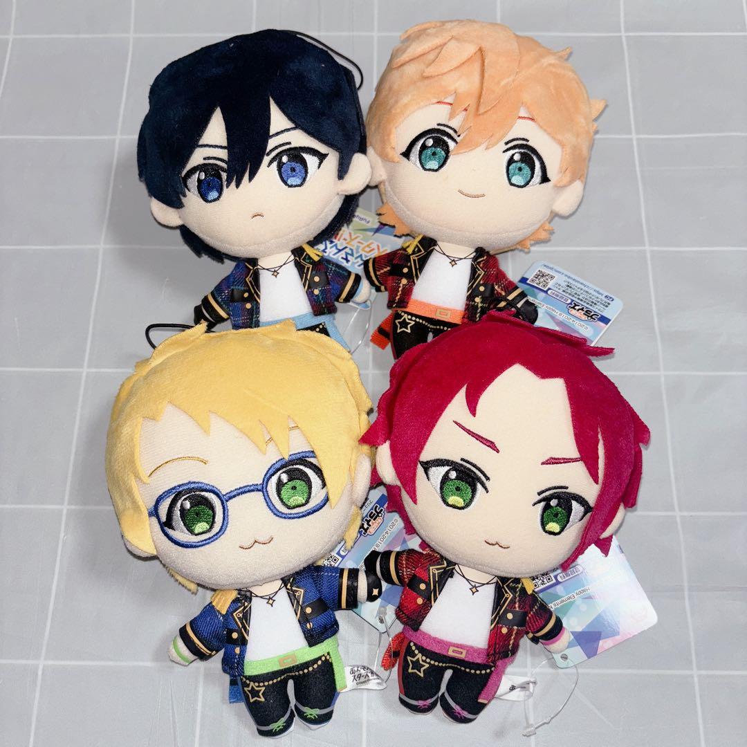 あんスタ 明星スバル 氷鷹北斗 遊木真 衣更真緒 プライズぬいぐるみ トリスタ