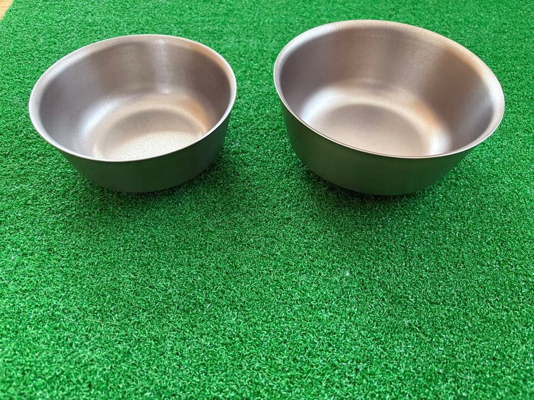 peak チタンダブルボウル 400 600 セット