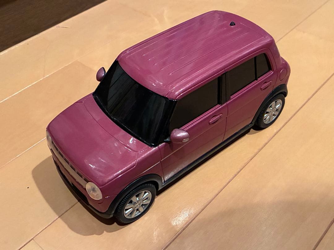 スズキ ラパン カラーサンプル ミニカー 1/18 ピンク 非売品