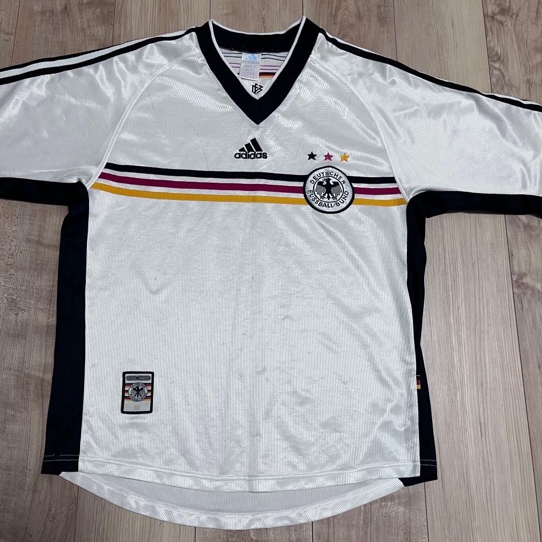 adidas 1998年　サッカー W杯 ドイツ 代表 ユニフォーム
