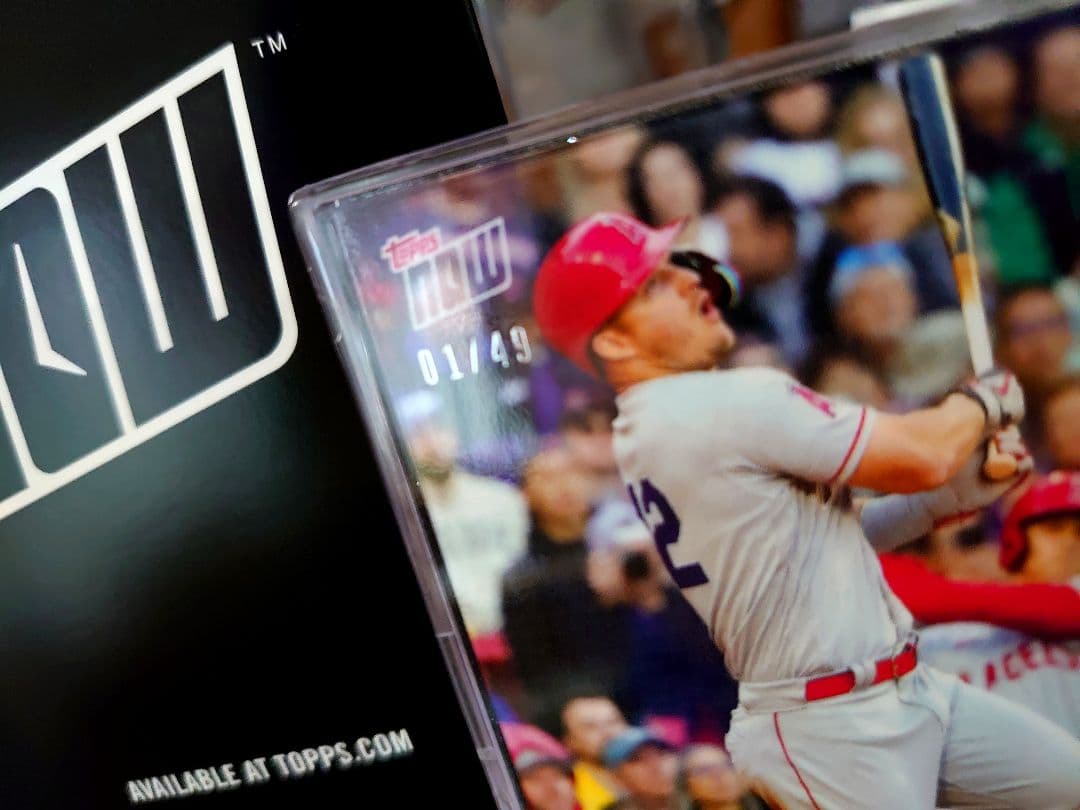 【ブルーパラレル 1/49】マイク・トラウト&大谷翔平 topps now シリ