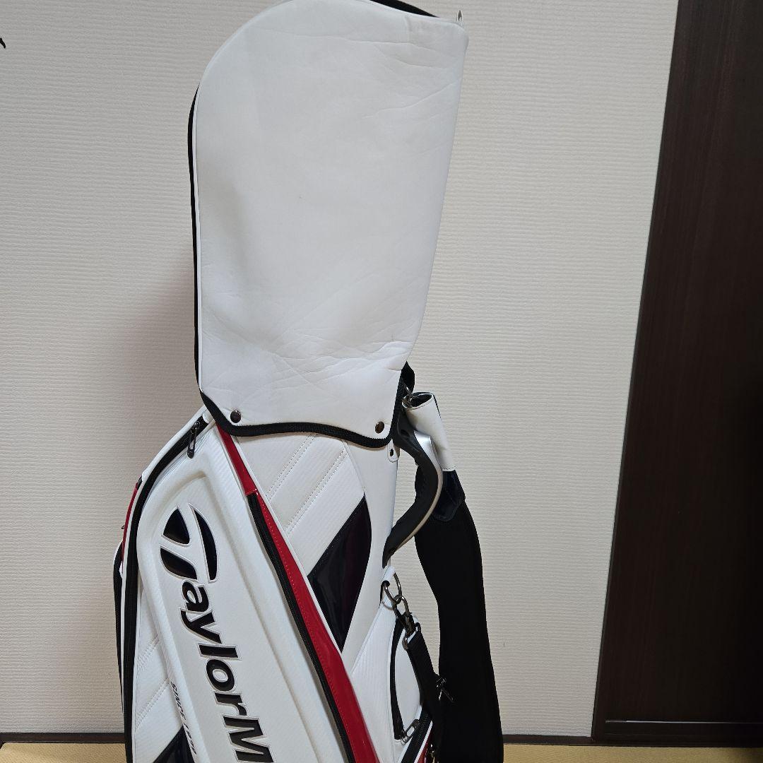 TaylorMade ゴルフキャディバッグ ホワイト/ネイビー/レッド　美品