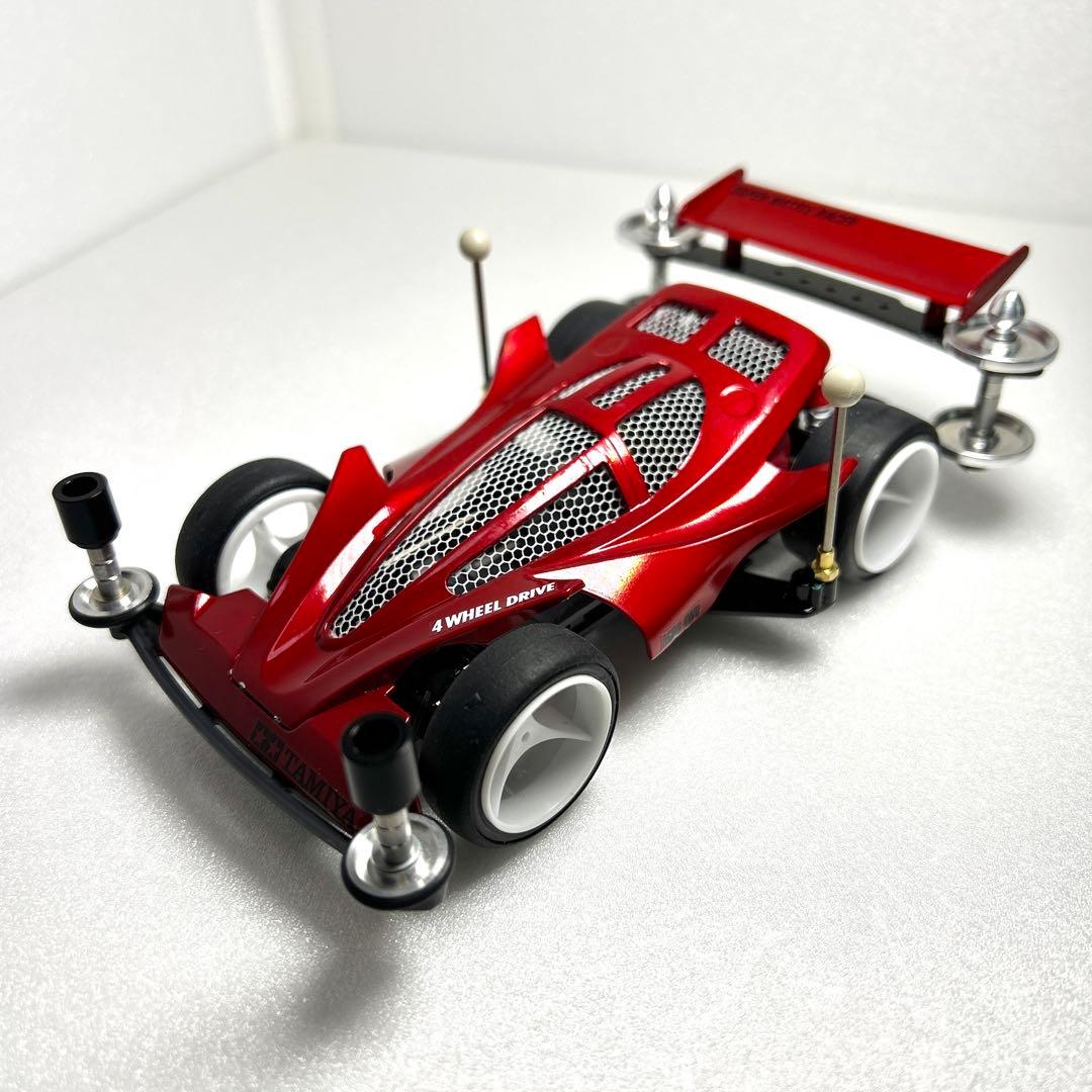 ミニ四駆　ビッグバンゴースト　タミヤ　肉抜　塗装　キャンディ　改造　スーパー1