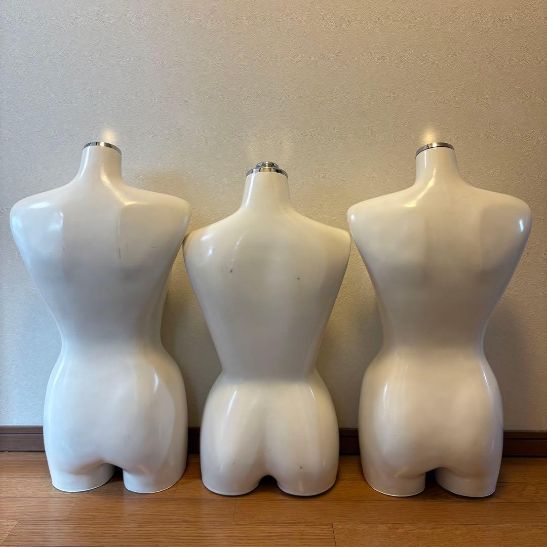 激安 ReBody ABS マネキンボディトルソー 3体セット 業務用 店舗什器
