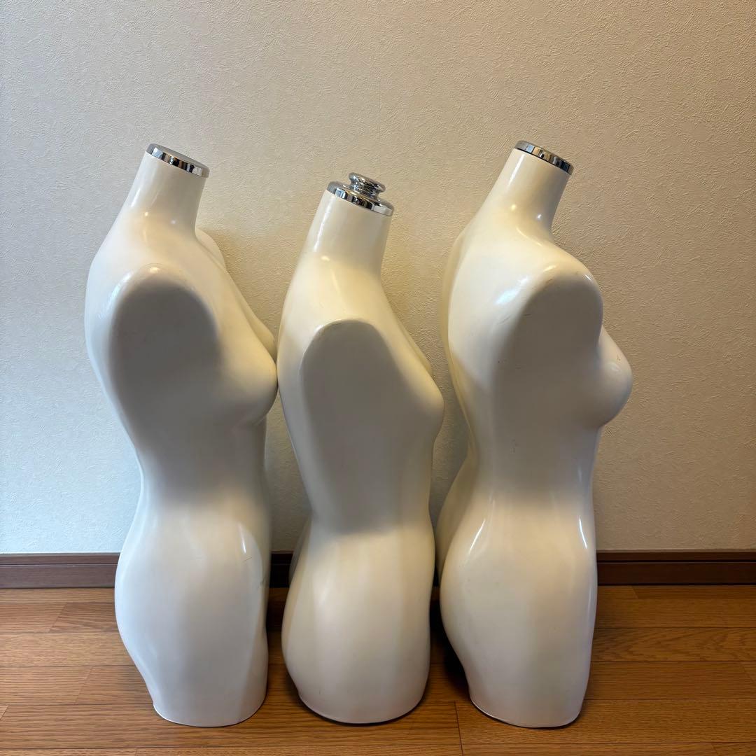 激安 ReBody ABS マネキンボディトルソー 3体セット 業務用 店舗什器