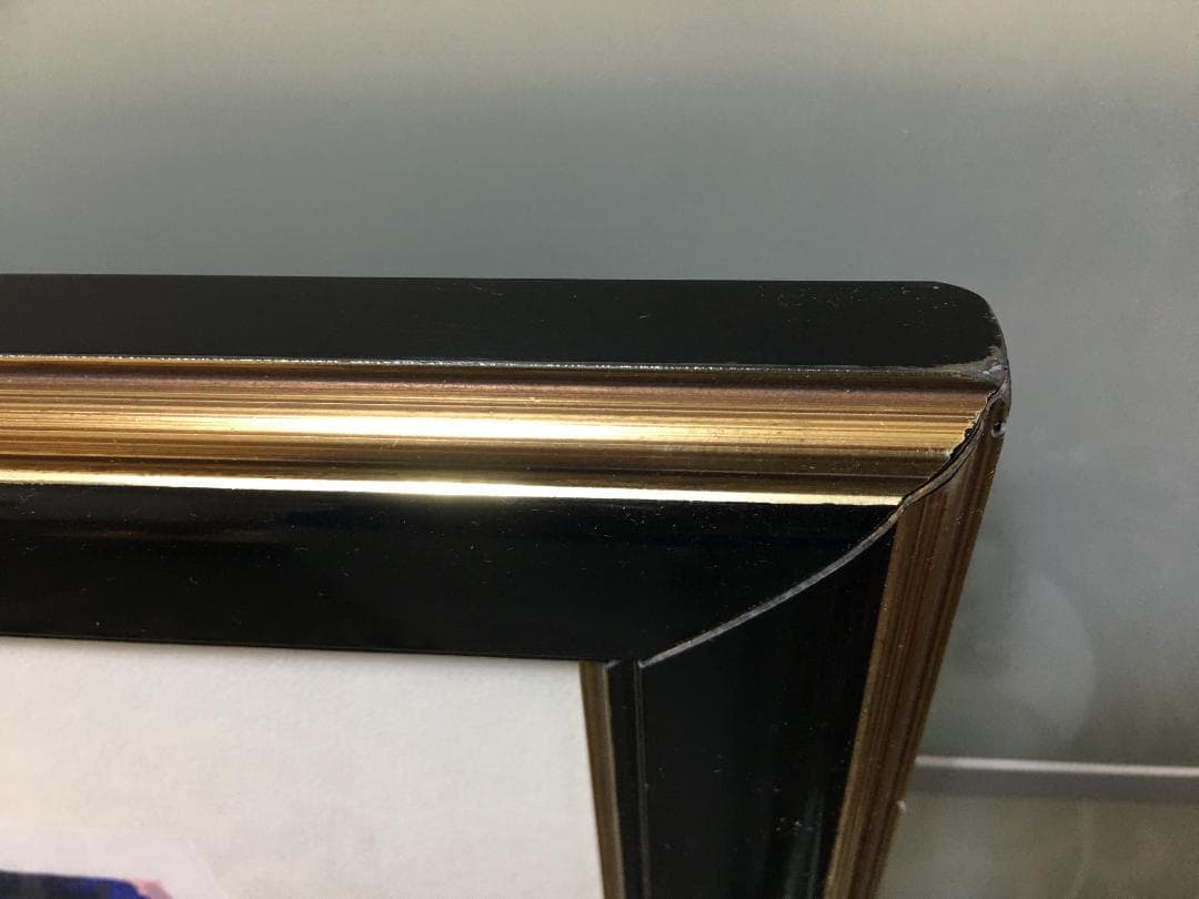 送料込【真作】Michael Leuマイケル・ルー　シルクスクリーン　直筆サイン