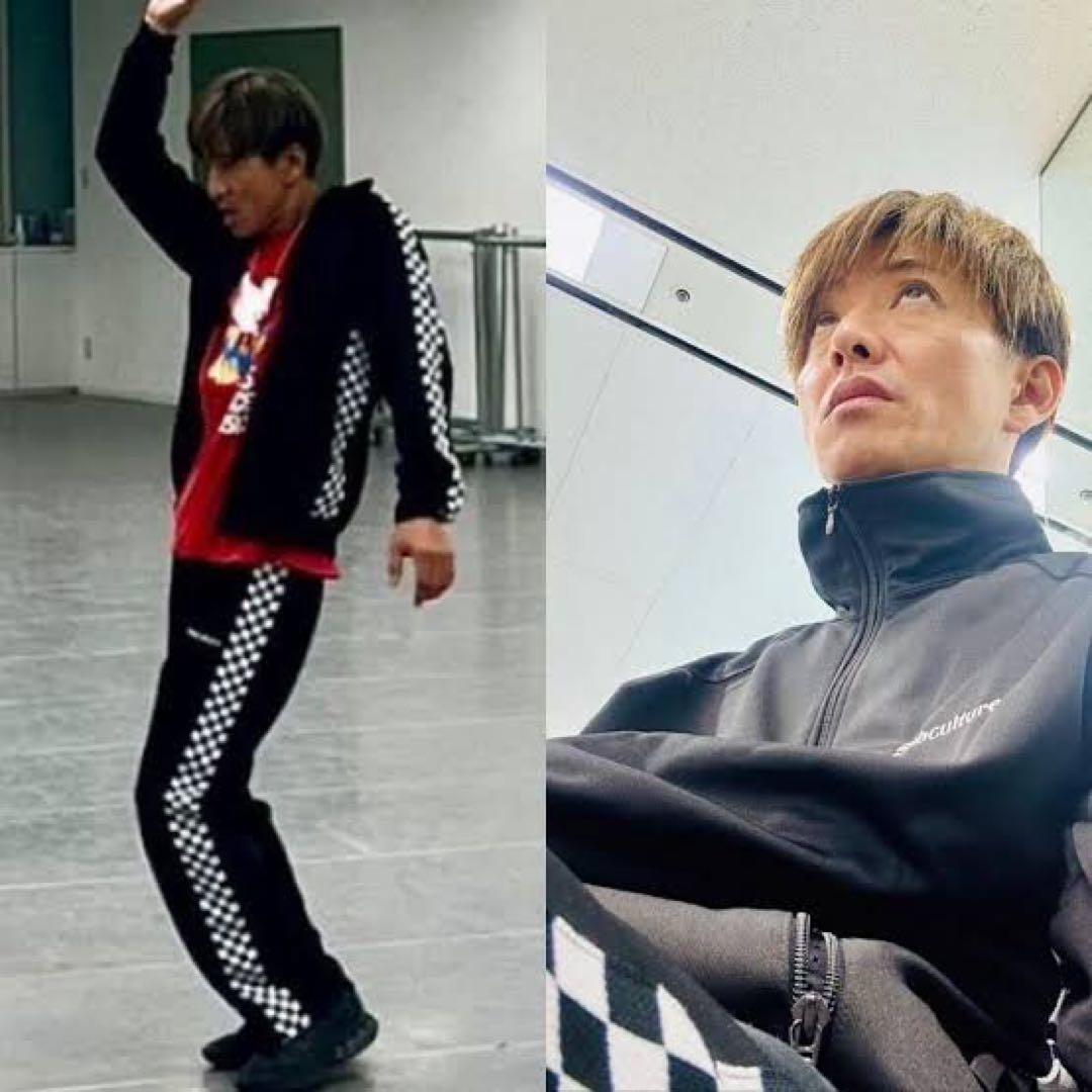 キムタク　subculture チェック　トラック　ジャケット　パンツ　セット