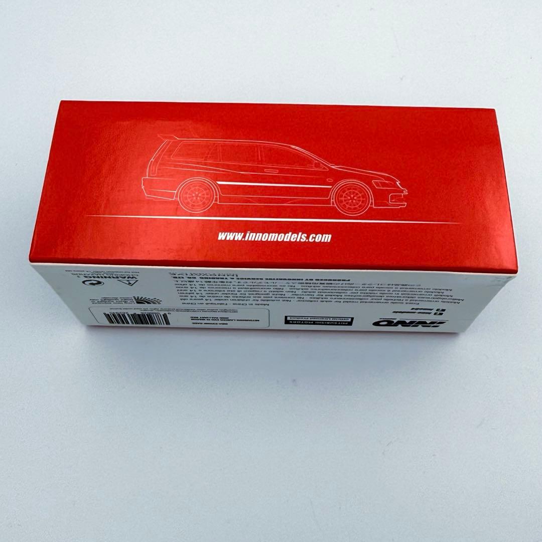 【美品】INNO 64 ミツビシ ランエボ9 ワゴン ラリーアート レッド