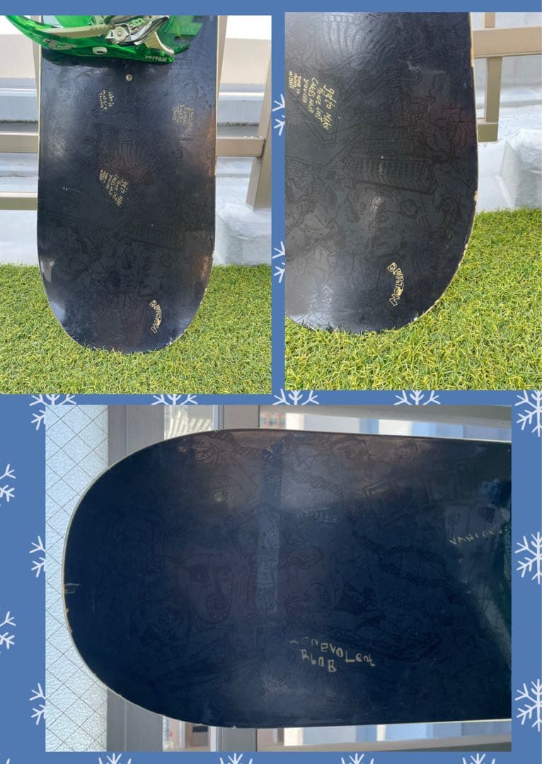 BURTON×ZUMA　バートン　スノーボード　セット　バインディング付　ブーツ