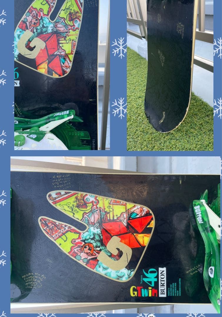 BURTON×ZUMA　バートン　スノーボード　セット　バインディング付　ブーツ