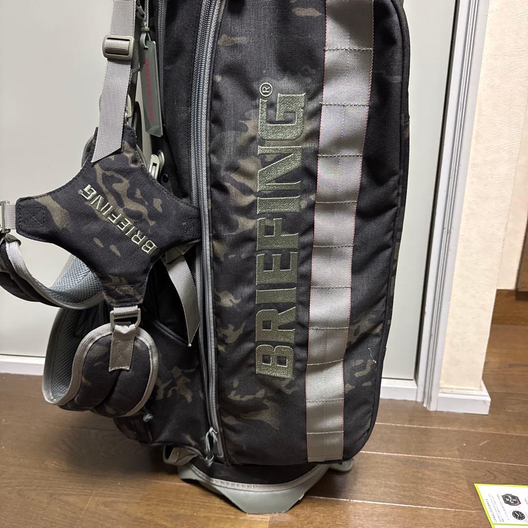 BRIEFING ブラック迷彩 キャディバッグ