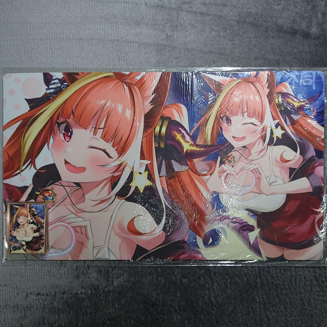 α1 ホロライブ ツインテール&猫耳 桐生ココ スリーブ&プレイマット