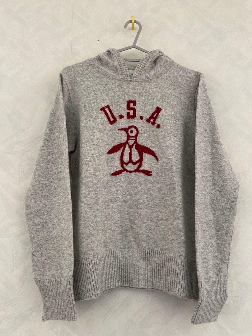 美品 Munsingwear ウールニットパーカー サイズM レディース M