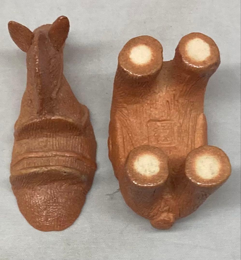 B530s「干支 午 香合」岩淵重哉造　共布共箱　酉々窯　京都　茶道具