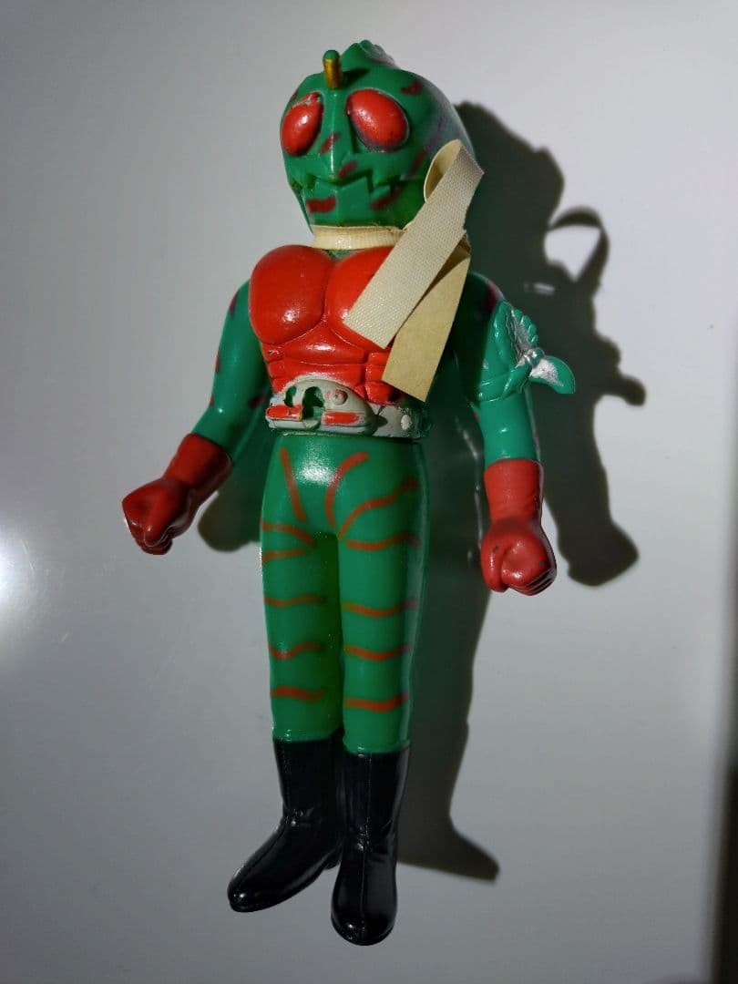 ポピー☆仮面ライダーアマゾン☆1970年代の希少ソフビフィギュア☆高さ約13cm