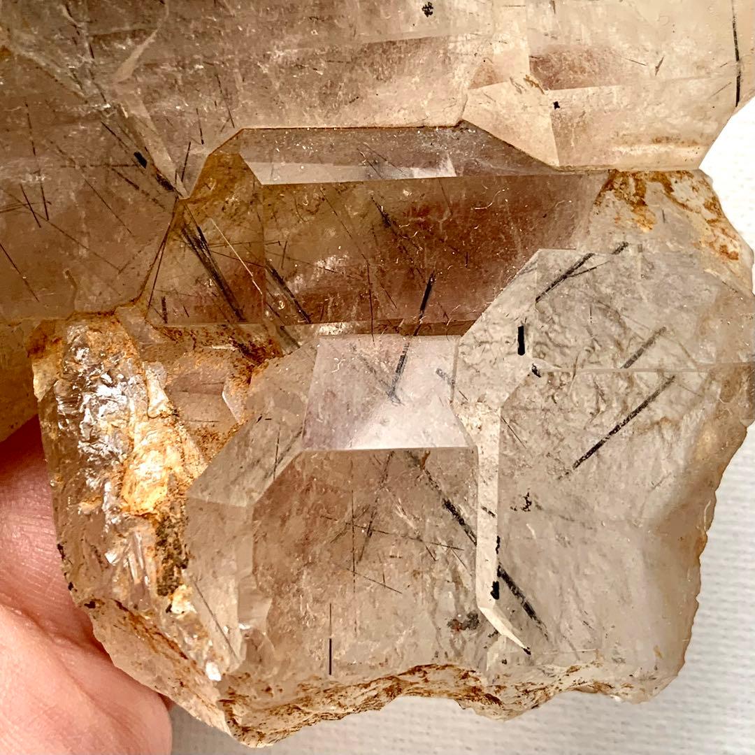 シン・ザギマウンテンクォーツ60/巨大/黒針入り/虹入り/複合