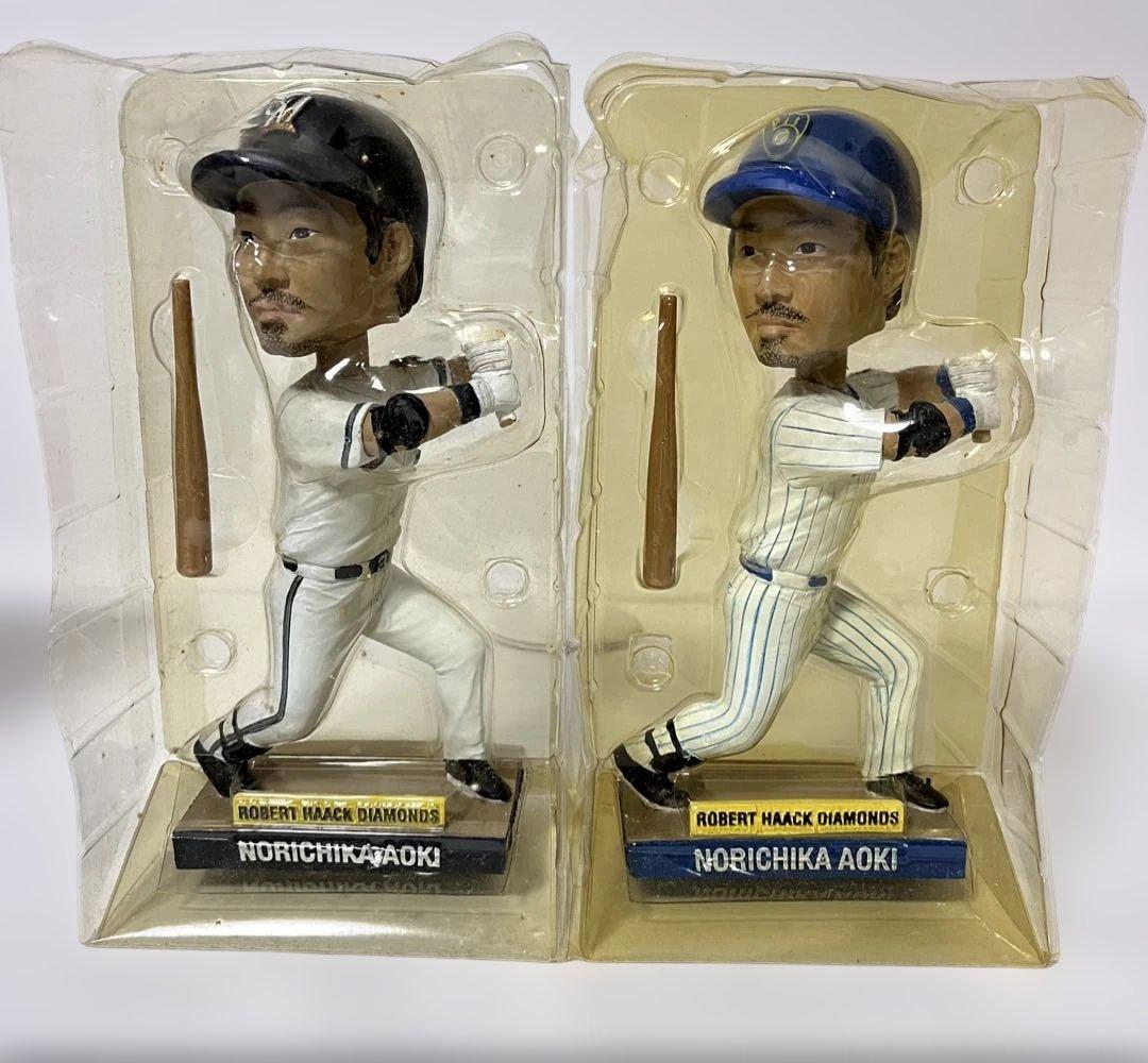 青木宣親 ブリュワーズ ボブルヘッド 2体セット